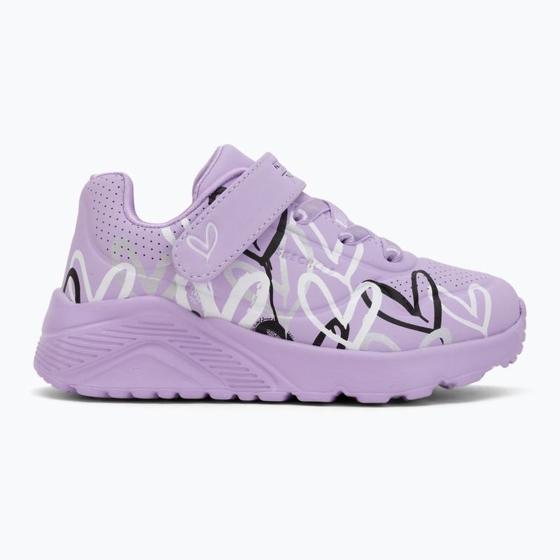 Dětské boty SKECHERS Uno Lite Love Levitate lavader/multi 2