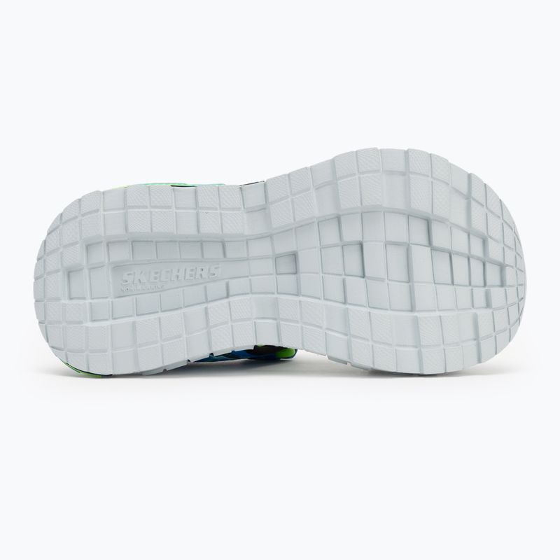 Dětské sandály SKECHERS Mega Splash black/blue/lime 4