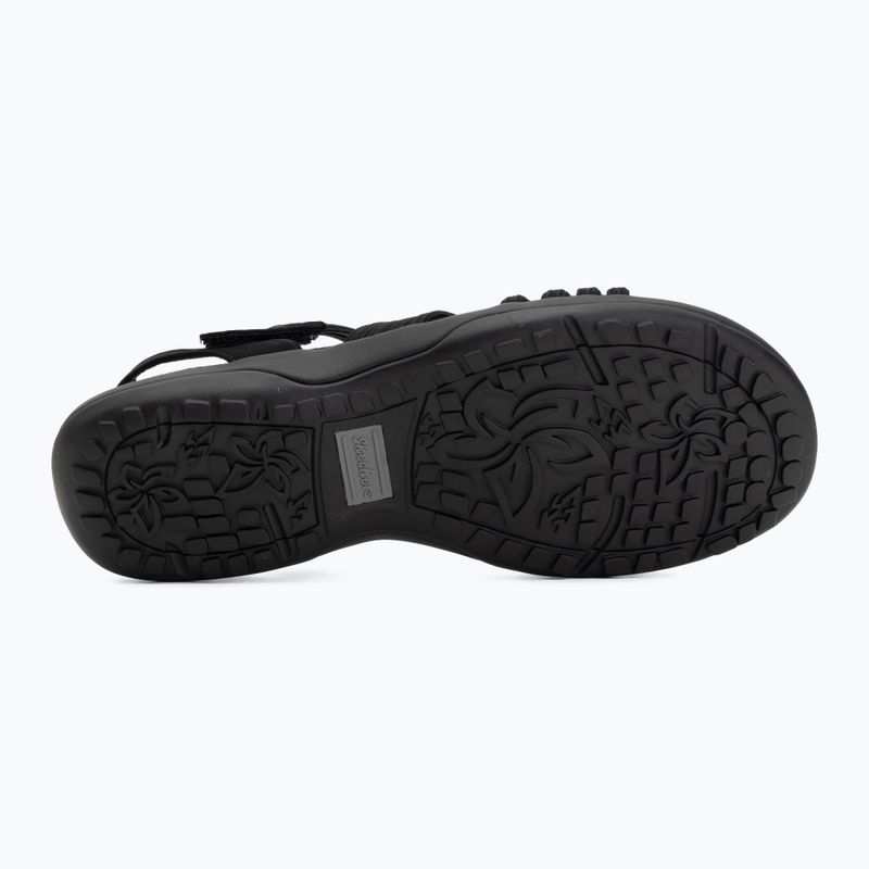 Dámské sandály SKECHERS Reggae Slim Coffee Run black 4