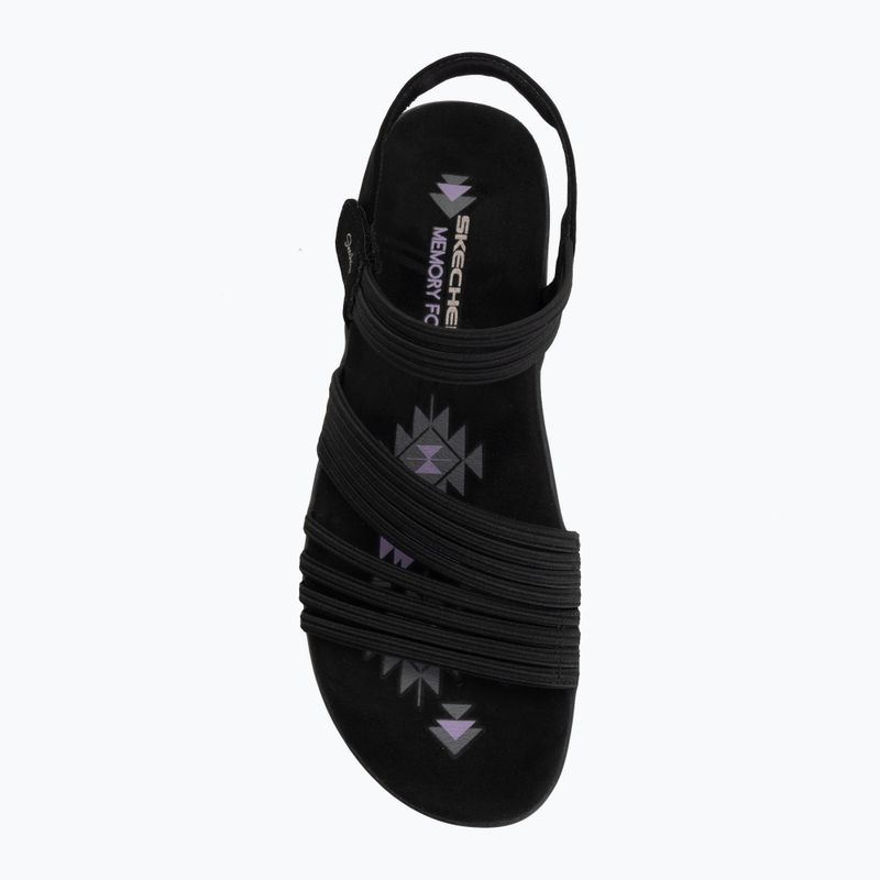Dámské sandály SKECHERS Reggae Slim Coffee Run black 5