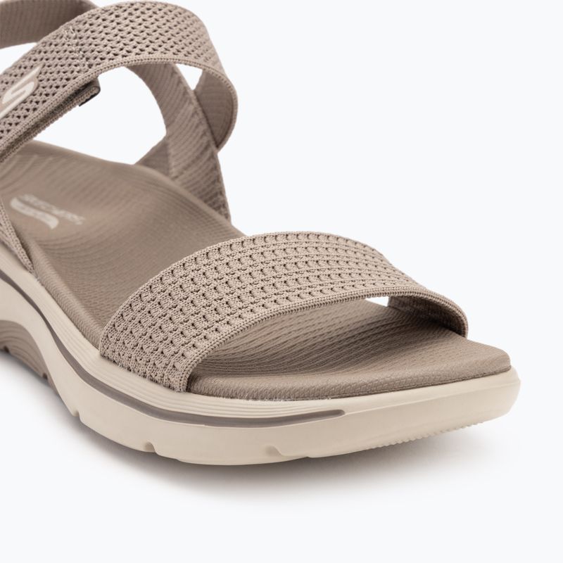 Dámské sandály SKECHERS Go Walk Arch Fit 2.0 taupe 7