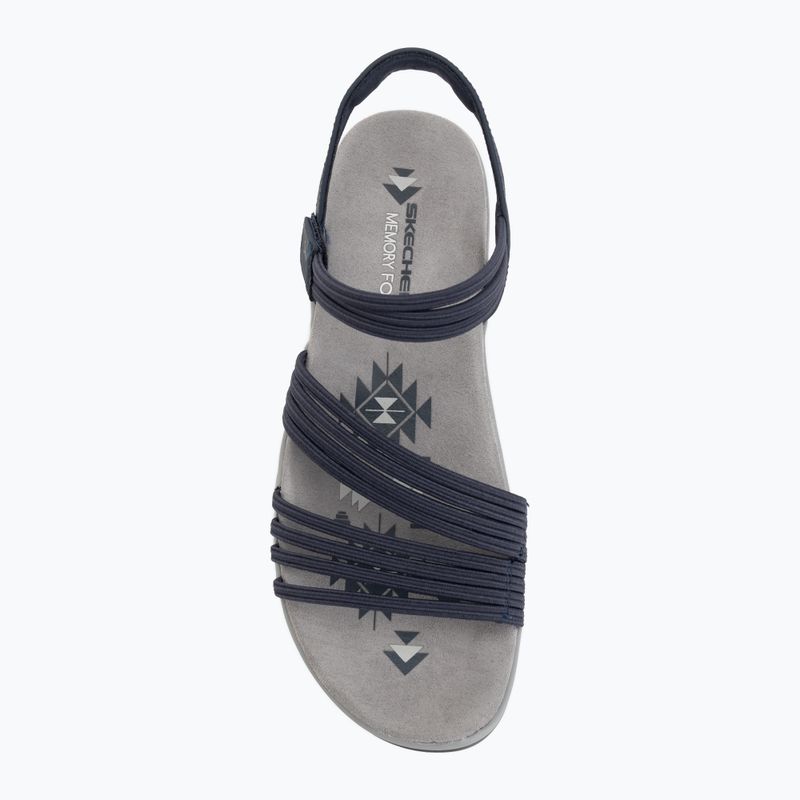 Dámské sandály SKECHERS Reggae Slim Coffee Run blue 5