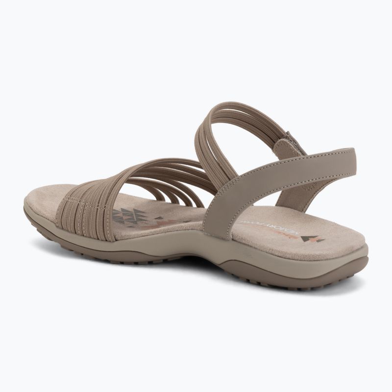 Dámské sandály SKECHERS Reggae Slim Coffee Run gray 3
