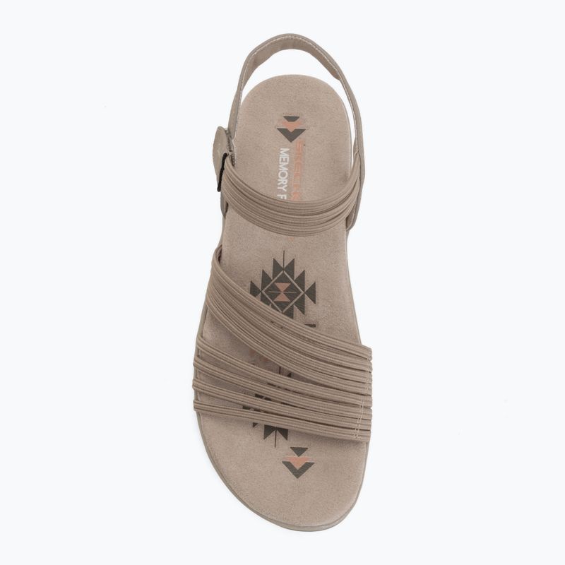 Dámské sandály SKECHERS Reggae Slim Coffee Run gray 5