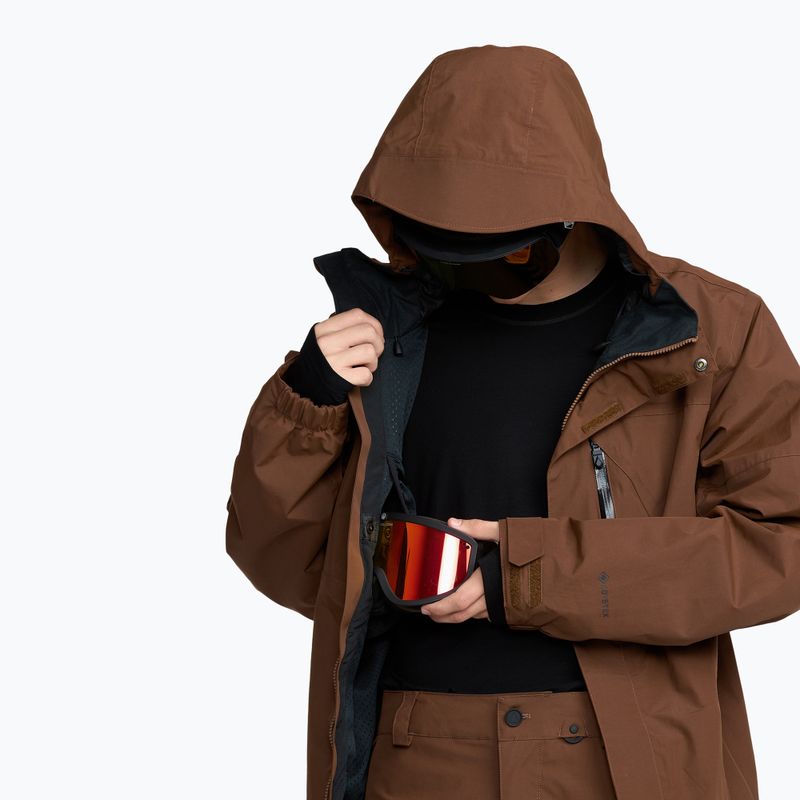 Pánská snowboardová bunda Volcom L Insulated GTX brown 8