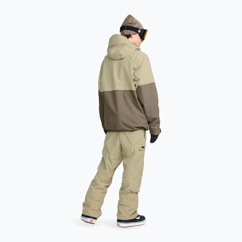 Pánská snowboardová bunda Volcom L Insulated GTX moss green 4