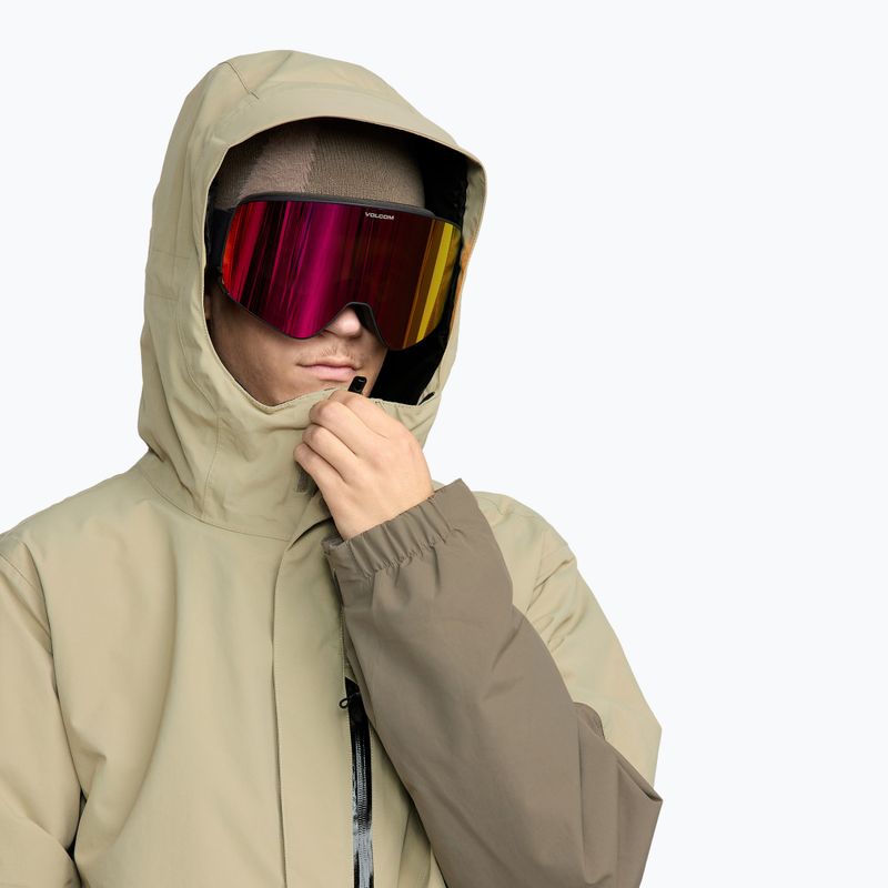 Pánská snowboardová bunda Volcom L Insulated GTX moss green 5