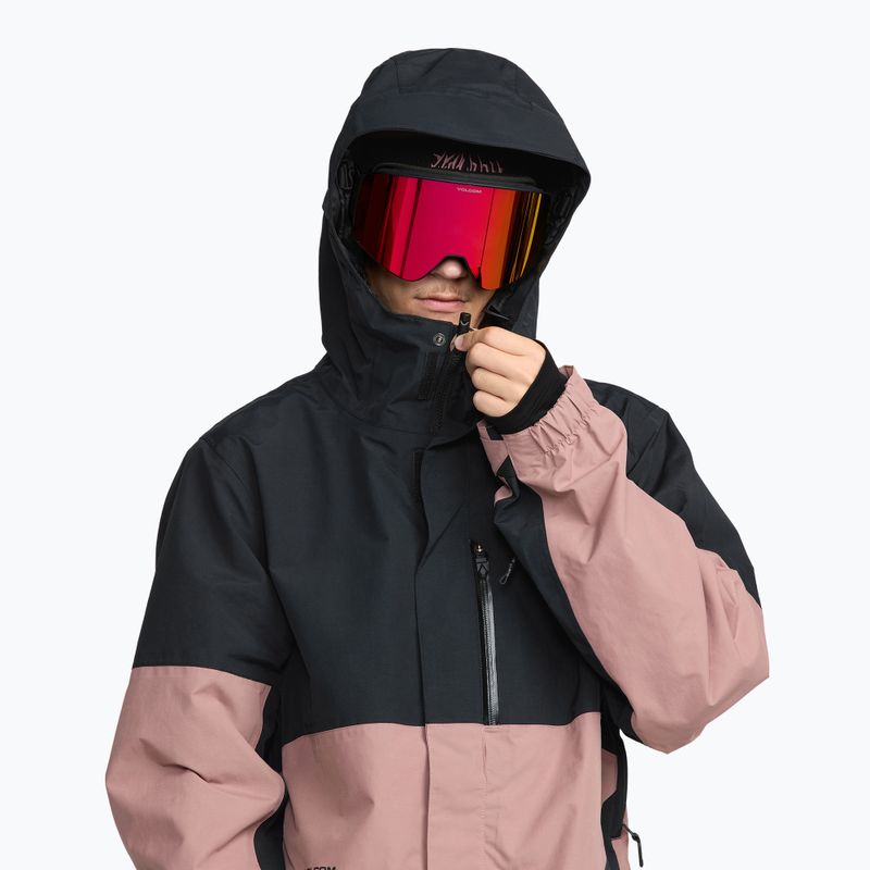 Pánská snowboardová bunda Volcom L Insulated GTX mauve 5