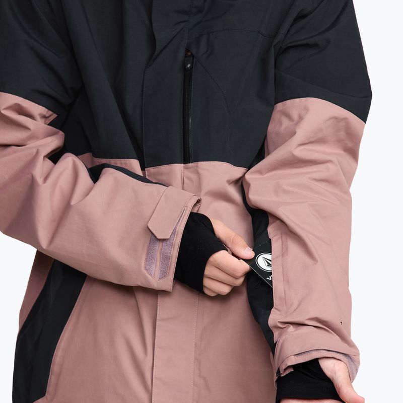 Pánská snowboardová bunda Volcom L Insulated GTX mauve 6