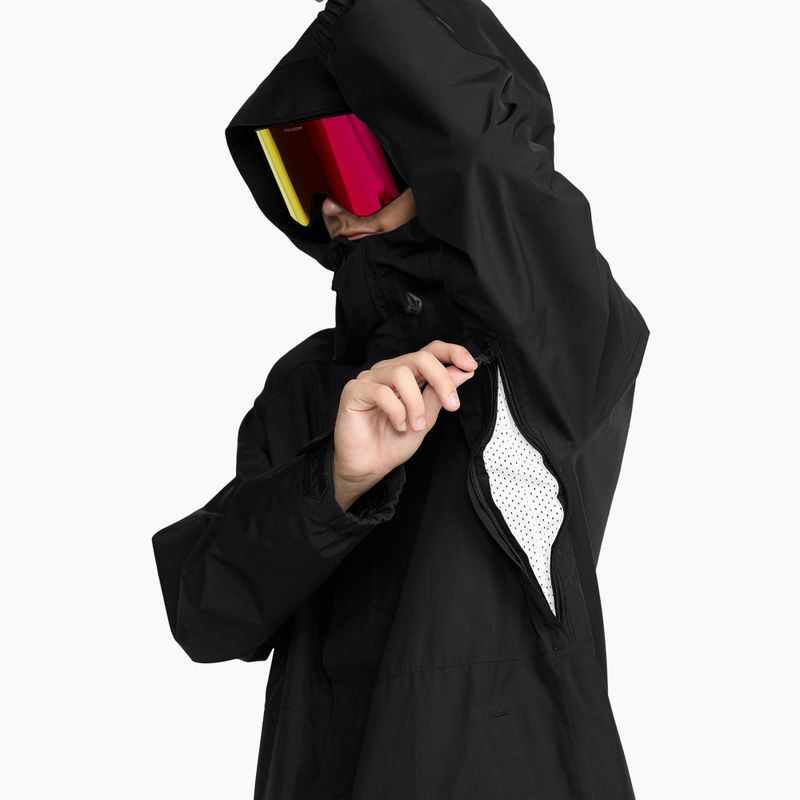 Pánská snowboardová bunda Volcom Dua Insulated GTX black 6