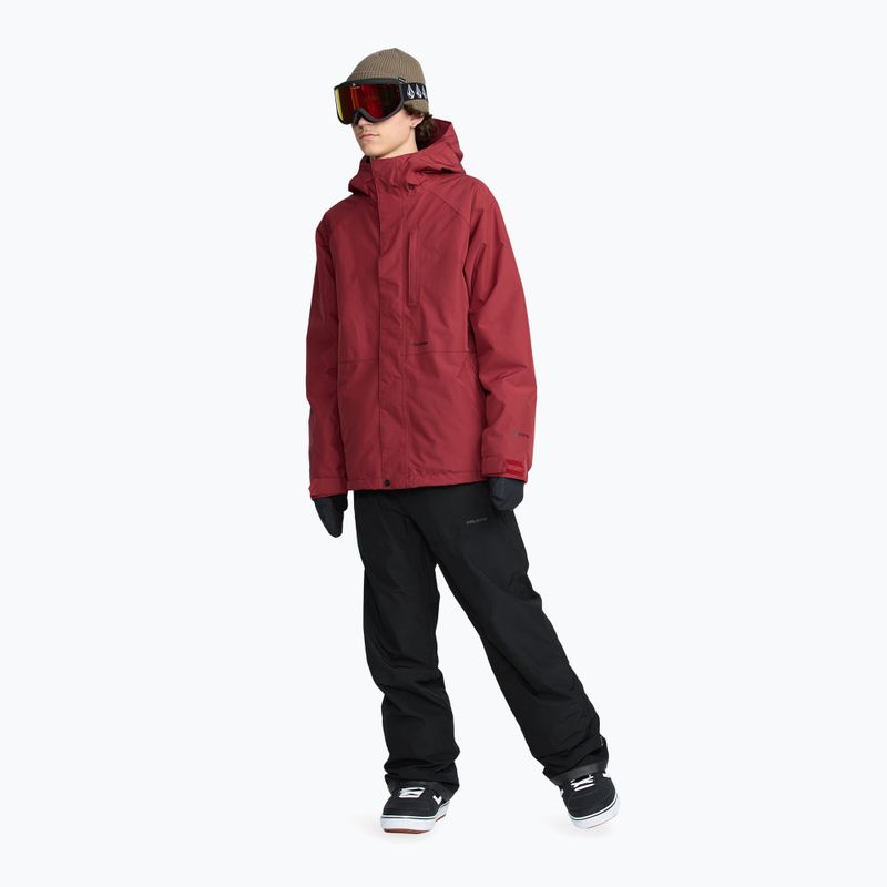 Pánská snowboardová bunda Volcom Dua Insulated GTX red 2