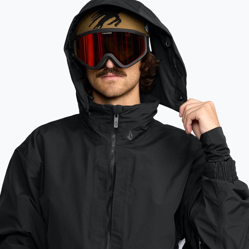 Pánská snowboardová bunda Volcom Longo GTX black 5