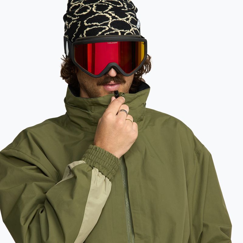 Pánská snowboardová bunda Volcom Longo GTX dark olive 7