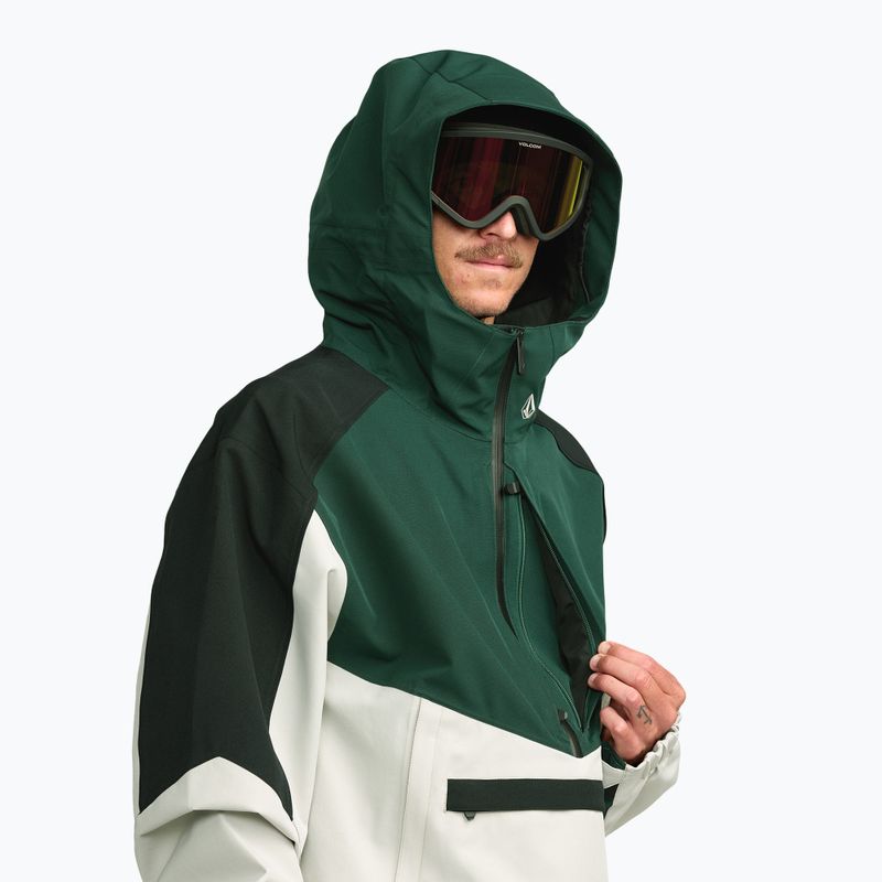 Pánská snowboardová bunda Volcom Brighton Pullover stone 6