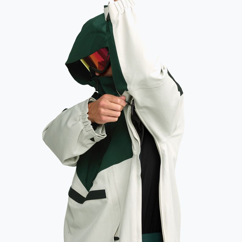 Pánská snowboardová bunda Volcom Brighton Pullover stone 9