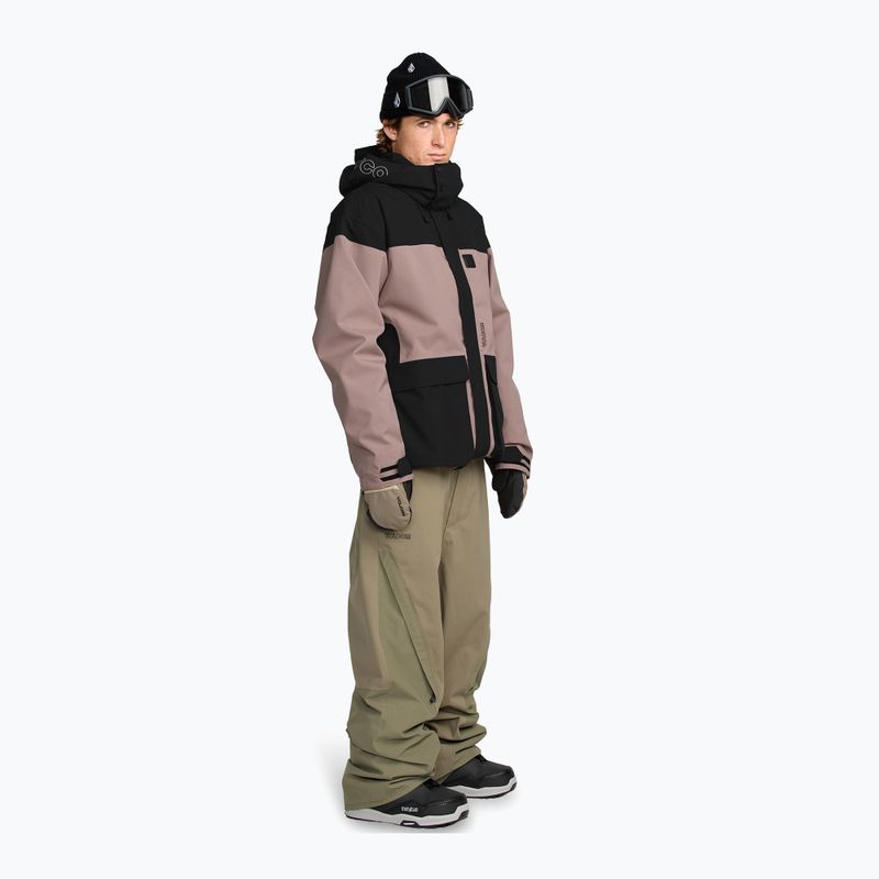 Pánská snowboardová bunda Volcom Kleveland mauve 2