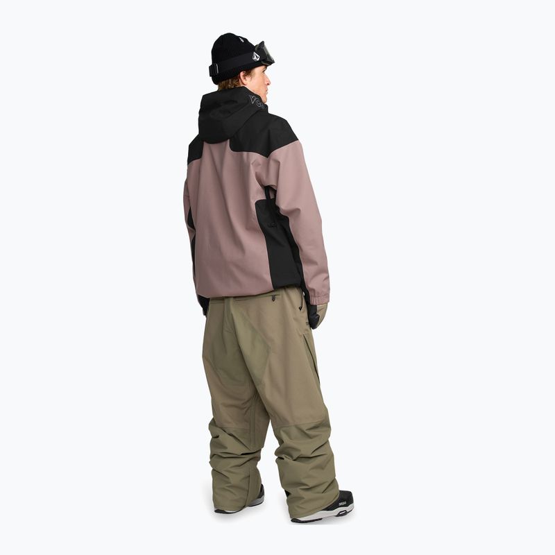 Pánská snowboardová bunda Volcom Kleveland mauve 4