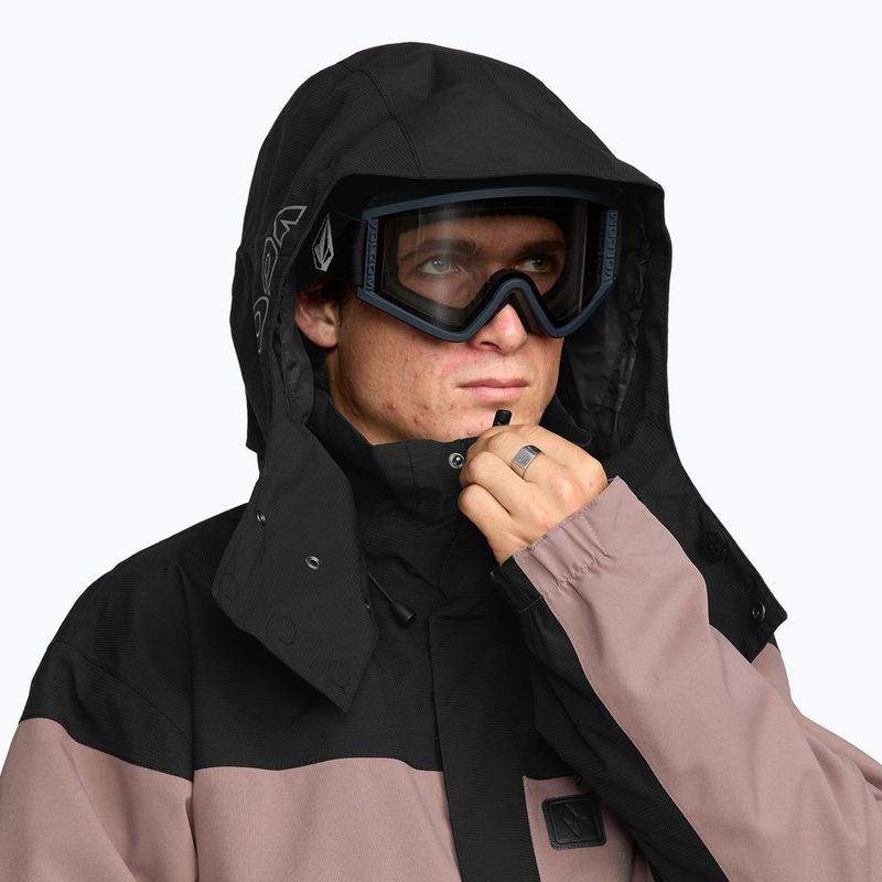 Pánská snowboardová bunda Volcom Kleveland mauve 6