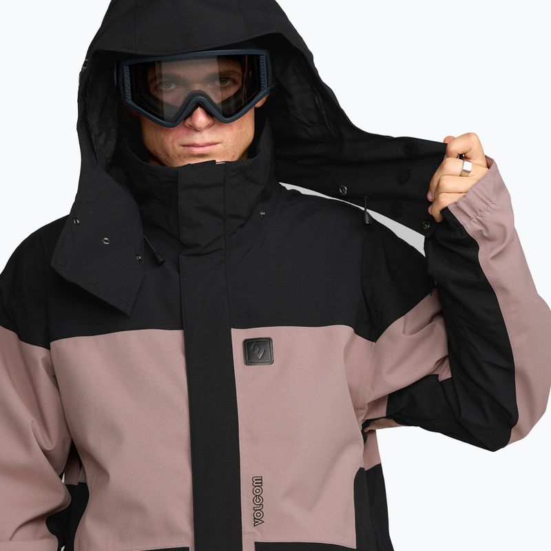 Pánská snowboardová bunda Volcom Kleveland mauve 7