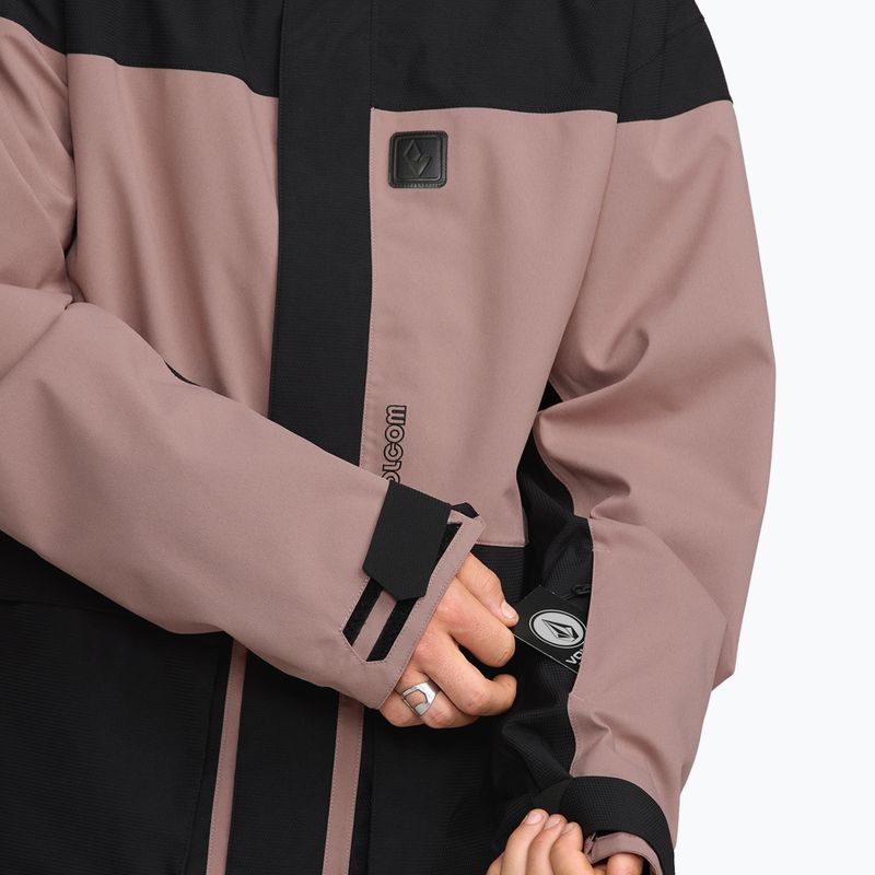 Pánská snowboardová bunda Volcom Kleveland mauve 10