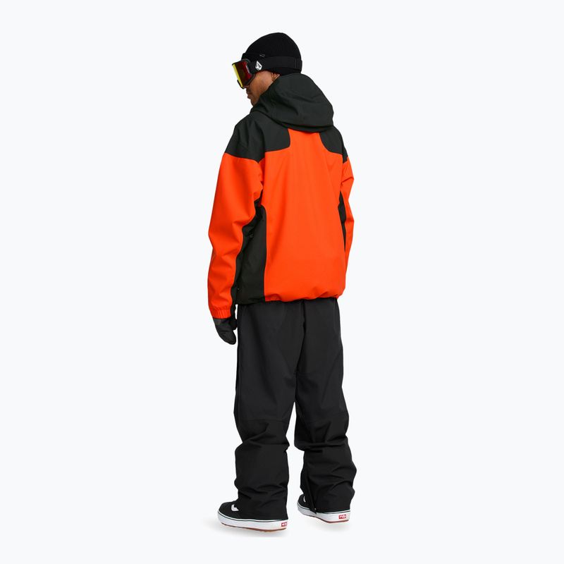 Pánská snowboardová bunda Volcom Kleveland orange shock 4