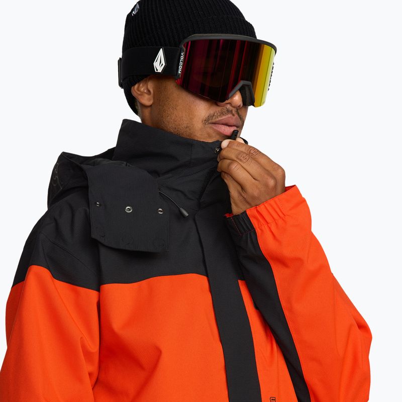 Pánská snowboardová bunda Volcom Kleveland orange shock 7