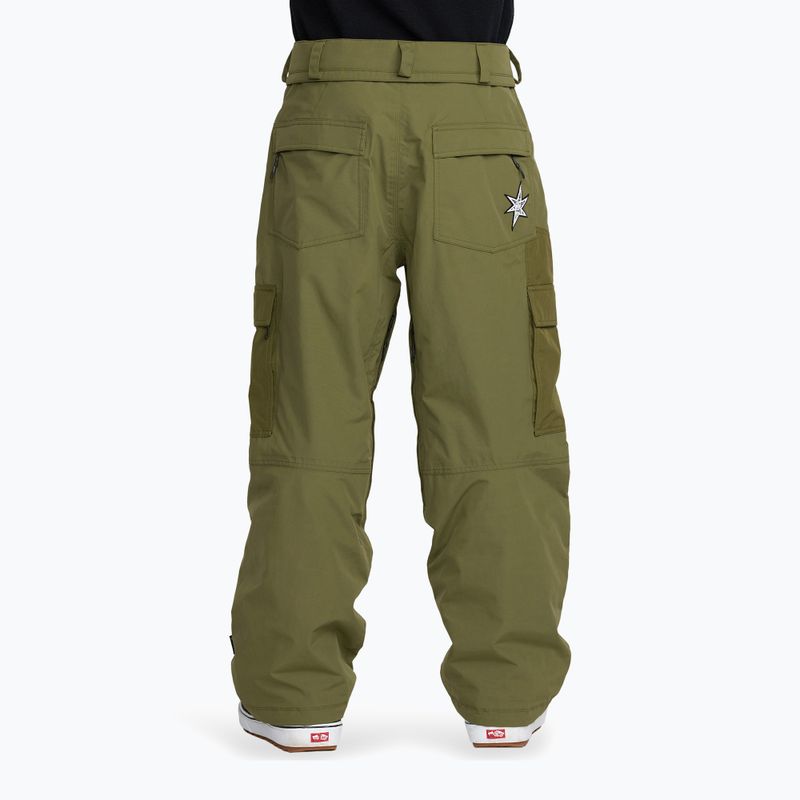Pánské snowboardové kalhoty Volcom Longo GTX dark olive 3