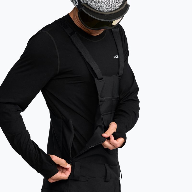 Pánské snowboardové kalhoty Volcom Roan Bib Overall black 8