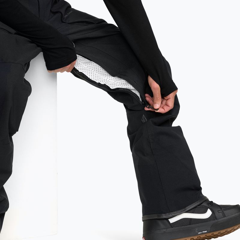 Pánské snowboardové kalhoty Volcom Roan Bib Overall black 9