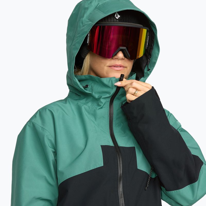 Dámská snowboardová bunda Volcom Fern Insulated Gore Pullover spruce green 5