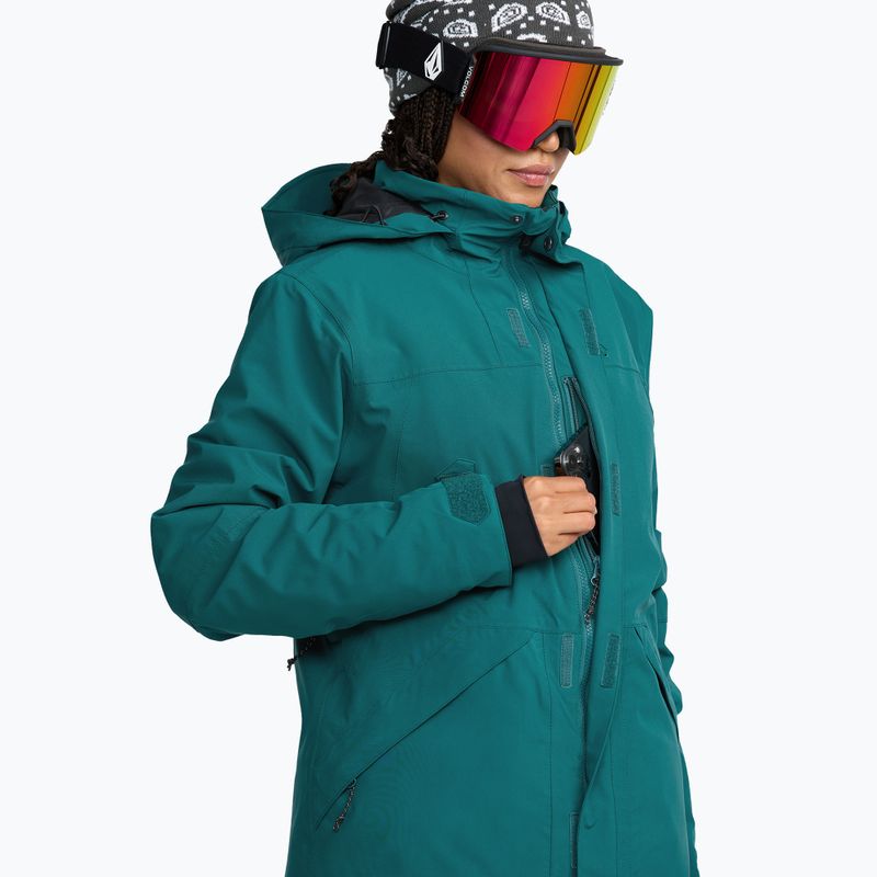 Dámská snowboardová bunda Volcom Shelter 20K 3D Stretch Atlantic Deep 6