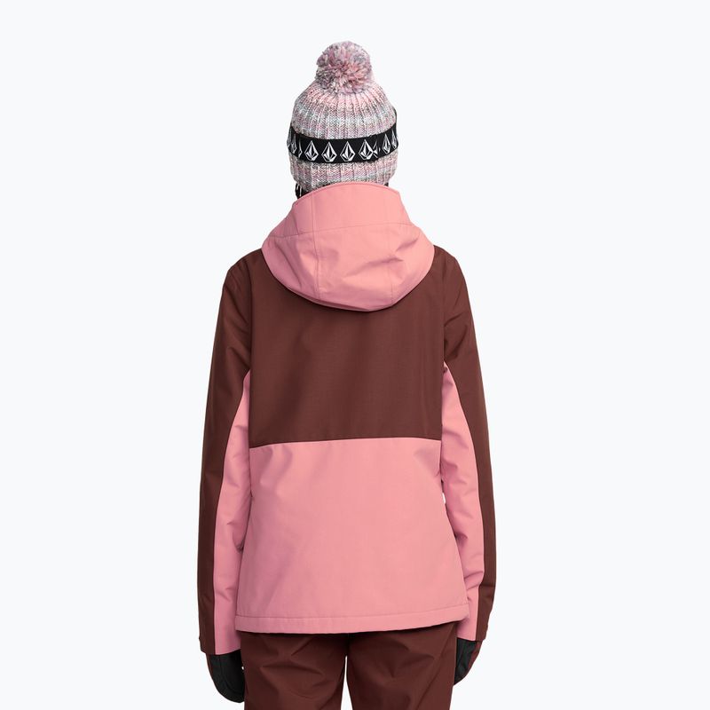 Dámská lyžařská bunda Volcom Bolt Insulated oxblood 3
