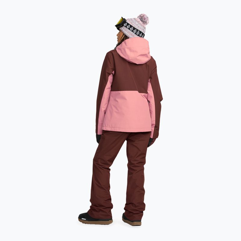 Dámská lyžařská bunda Volcom Bolt Insulated oxblood 4