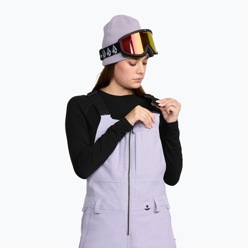 Dámské lyžařské kalhoty s laclem Volcom Swift Bib Overall lavender aura 7