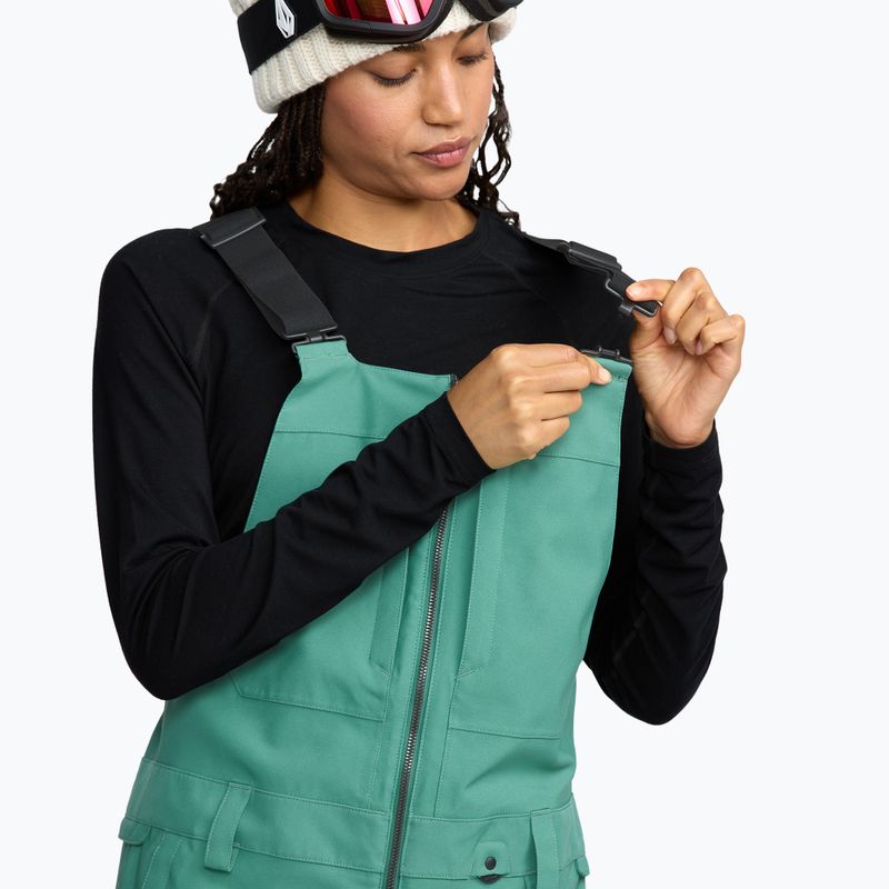 Dámské lyžařské kalhoty Volcom Swift Bib Overall spruce green 7