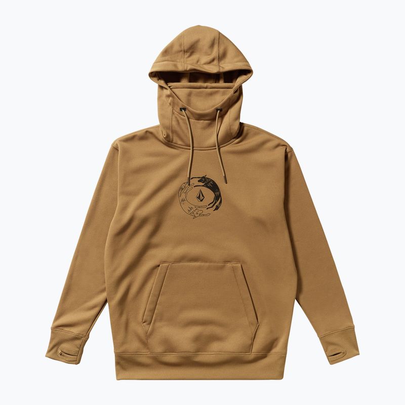 Dámská snowboardová mikina Volcom Riding Hydro P/O bronze 7