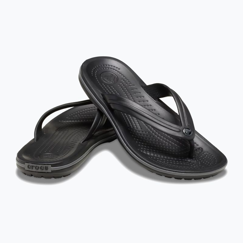 Žabky Crocs Crocband Flip black/slate grey 2