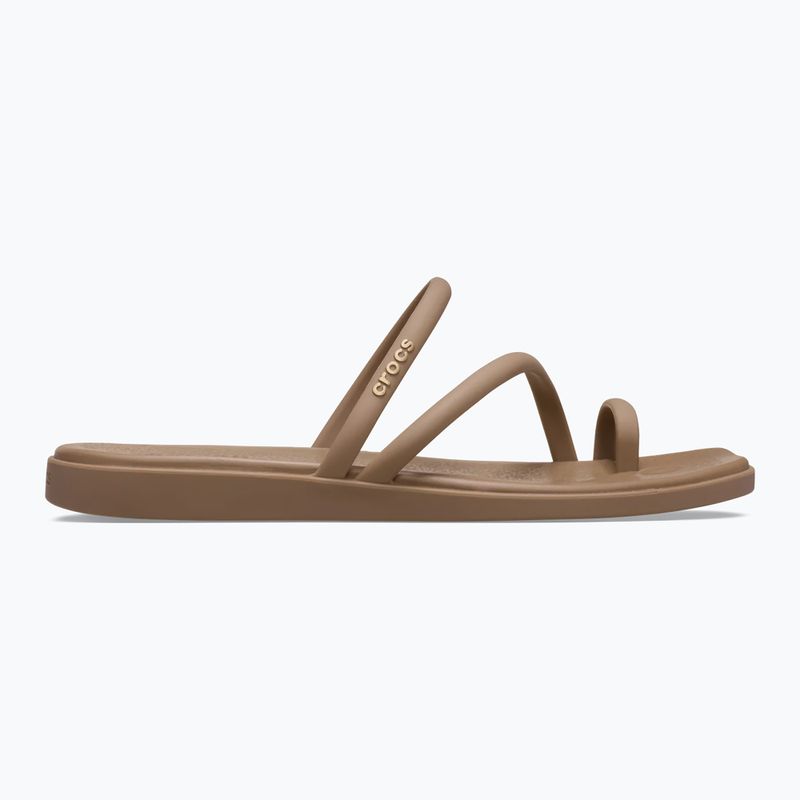 Dámské nazouváky Crocs Miami Toe Loop Sandal milk chocolate 9