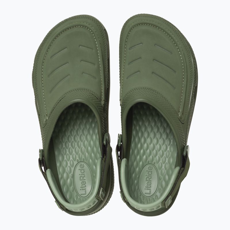 Pánské nazouváky Crocs Yukon Vista II LR Clog army green 2