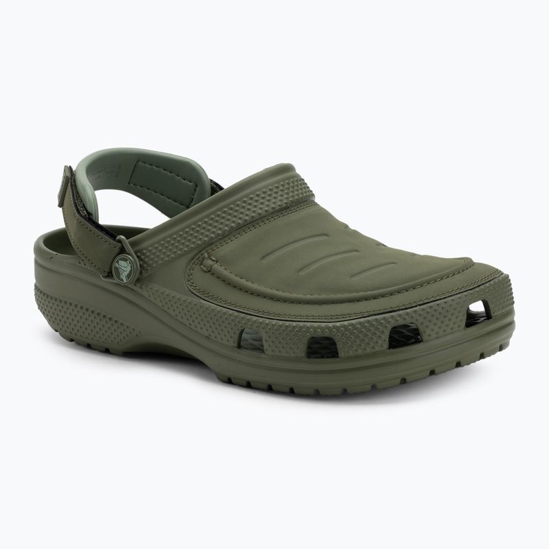 Pánské nazouváky Crocs Yukon Vista II LR Clog army green 2
