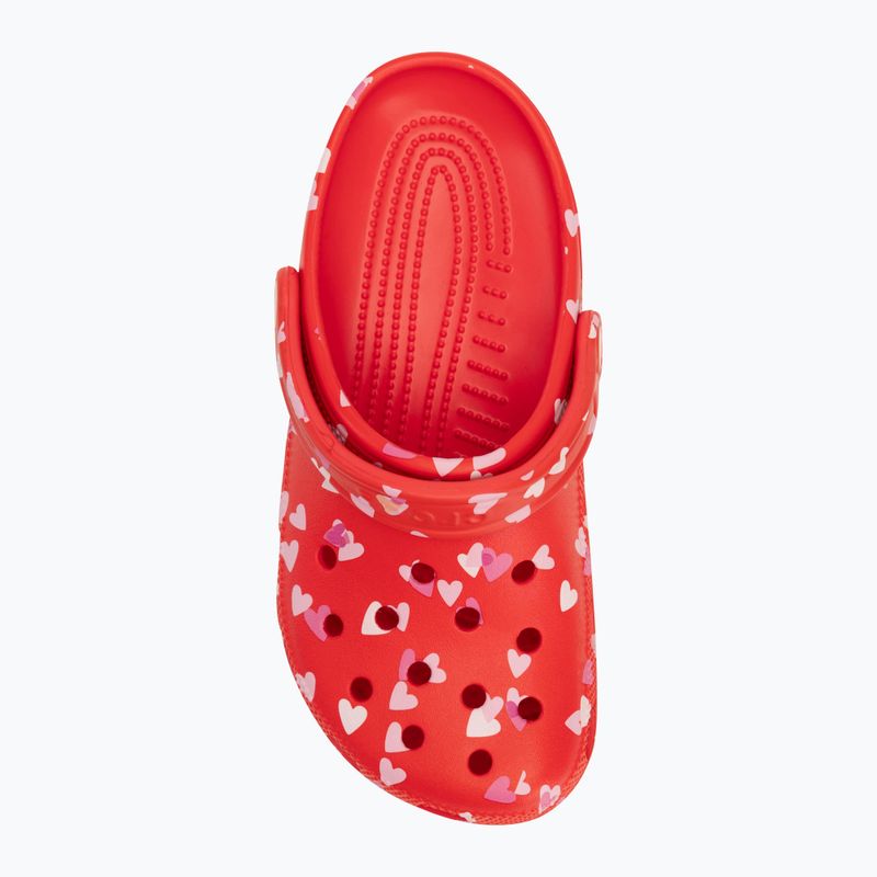 Nazouváky  Crocs Classic Valentines Day Clog cherry red 7
