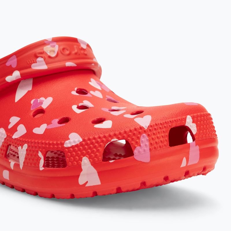 Nazouváky  Crocs Classic Valentines Day Clog cherry red 8