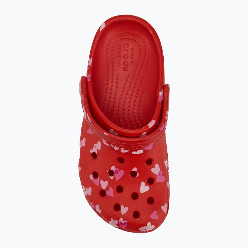 Dětské nazouváky Crocs Classic Valentines Day Clog Kids cherry red 6