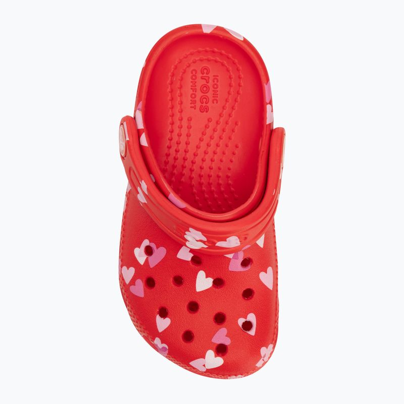 Dětské nazouváky Crocs VDay Clog Toddler cherry red 6