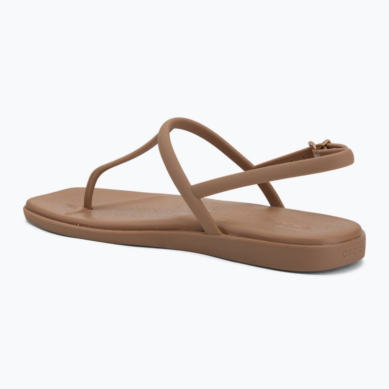 Dámské sandály  Crocs Miami Thong Flip milk chocolate 3