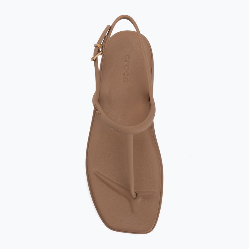 Dámské sandály  Crocs Miami Thong Flip milk chocolate 5