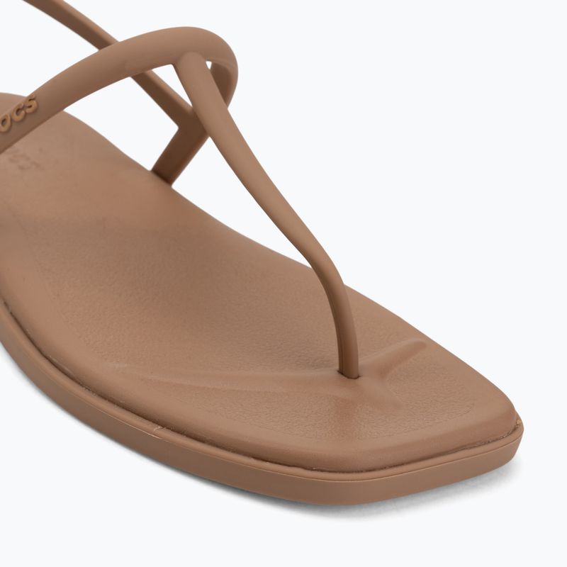 Dámské sandály  Crocs Miami Thong Flip milk chocolate 7