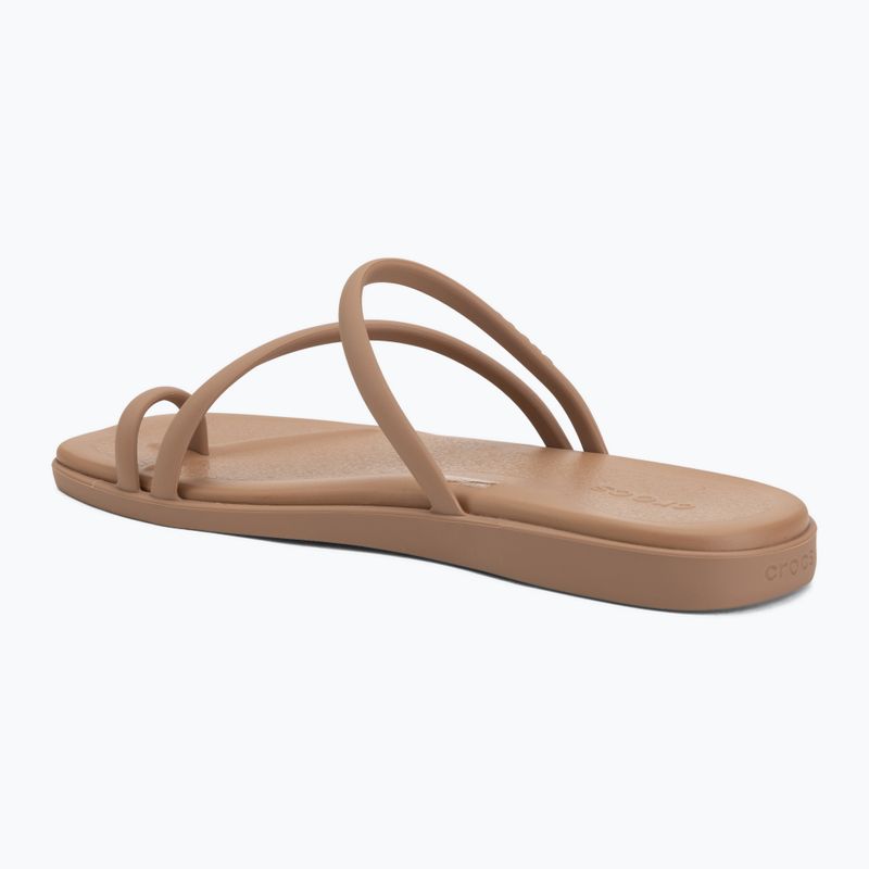 Dámské nazouváky Crocs Miami Toe Loop Sandal milk chocolate 3