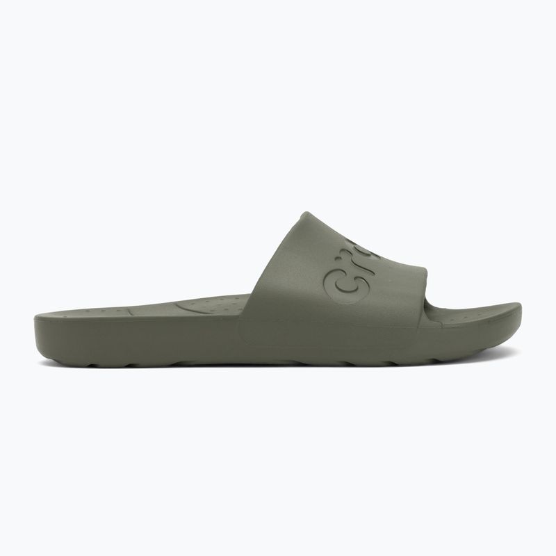 Nazouváky Crocs Slide army green 2