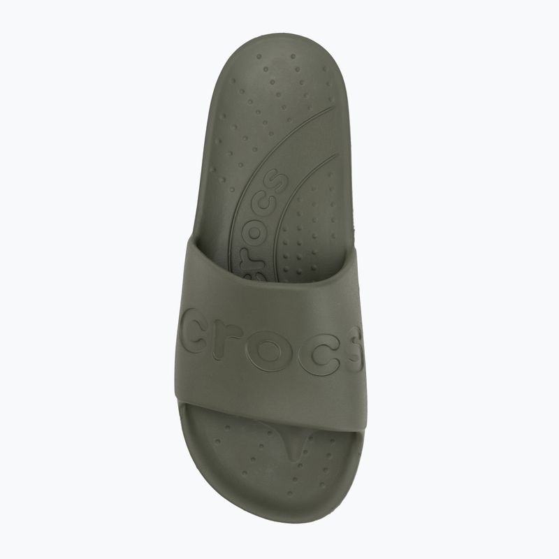 Nazouváky Crocs Slide army green 5